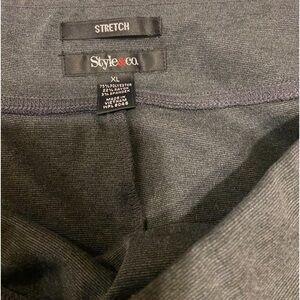 Style & Company XL stretch gray skirt
